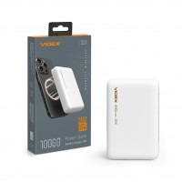 Повербанк 10000 mAh VIDEX VPB-331 PD20W White
