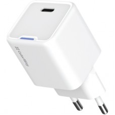 Зарядний пристрій ColorWay GaN Mini 25W PD Port PPS USB-C White