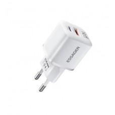 Зарядний пристрій Essager GaN 20W PD+QC 3.0-W