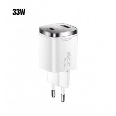 Зарядний пристрій Essager GaN 33W PD+QC 3.0 LED White