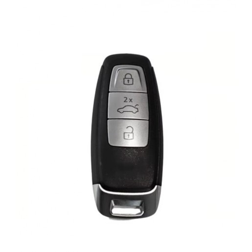 Силіконовий чохол для брелка Audi A3 A4 A6 A7 A8, 3 кнопки Black