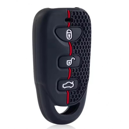 Силіконовий чохол для брелка Cyclone 3+1 кнопки Black