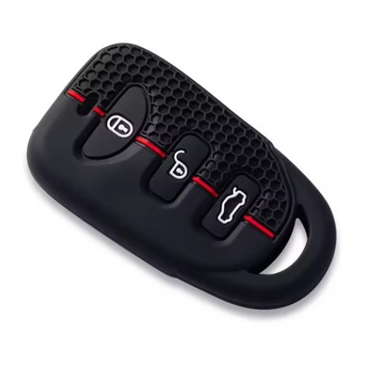 Силіконовий чохол для брелка Cyclone 3+1 кнопки Black
