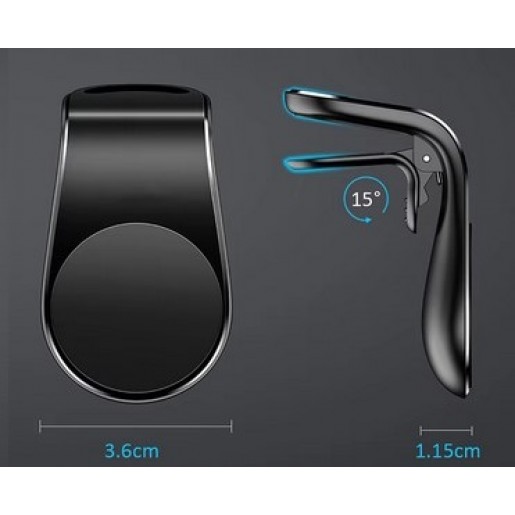 Магнітний тримач для телефона в авто L-Black Type-A