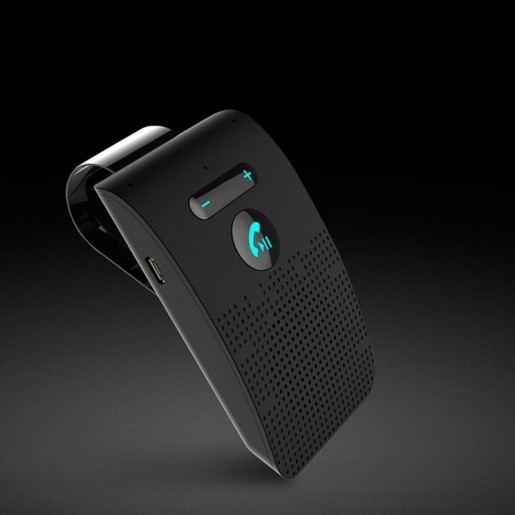 Автомобільна HandsFree гарнітура Bluetooth 5.0 з кліпсою на козирок, динамік, мікрофон, вбудований акумулятор