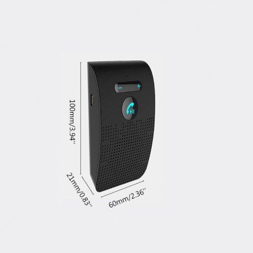 Автомобільна HandsFree гарнітура Bluetooth 5.0 з кліпсою на козирок, динамік, мікрофон, вбудований акумулятор