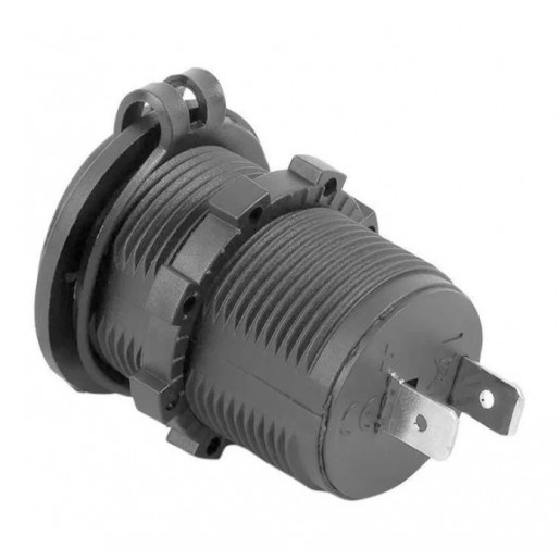 Врізний зарядний пристрій в авто USB 2.1+2.1А в прикурювач