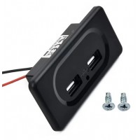 Автомобільний зарядний пристрій 2xUSB 12-24V 3.1A