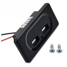 Автомобільний зарядний пристрій 2xUSB 12-24V 3.1A