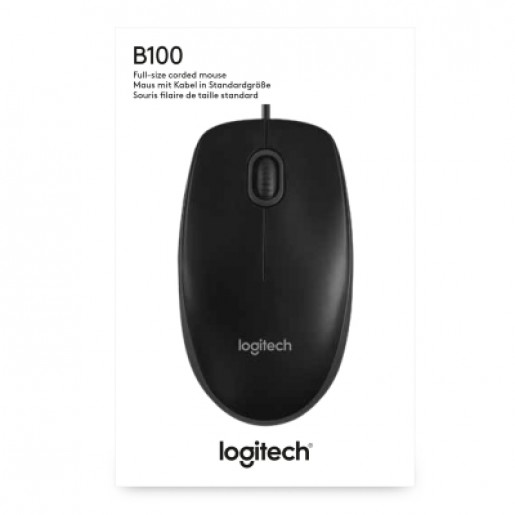 Маніпулятор Logitech B100 (910-003357) Black