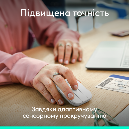 Маніпулятор Logitech Mobi Fold Bluetooth Off-White (910-007631)