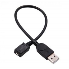 Кабель USB (M) to microUSB (F) 0.1m