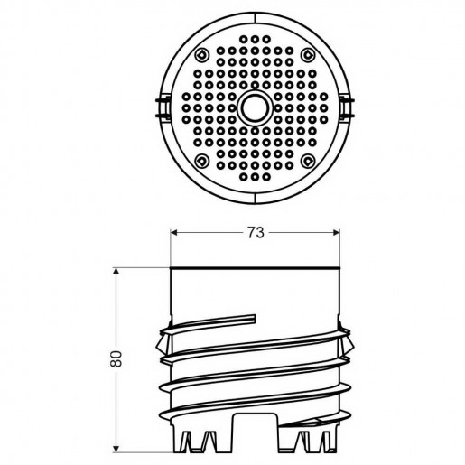 Установча коробка KOPOS для утеплених стін