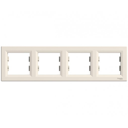 Рамка 4-а Schneider Electric Asfora (EPH5800423) кремовий