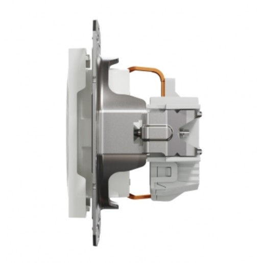 Розетка Schneider Electric Asfora 1-а, з/з, без рамки, білий