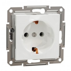 Розетка Schneider Electric Asfora 1-а, з/з, без рамки, білий