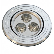 Світлодіодий світильник Delux HDL3001R LED 3W Silver