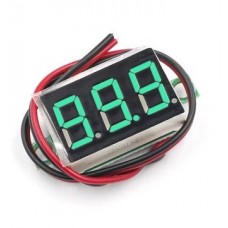 Вольтметр DC 0-100V 2-line (0.36") Green