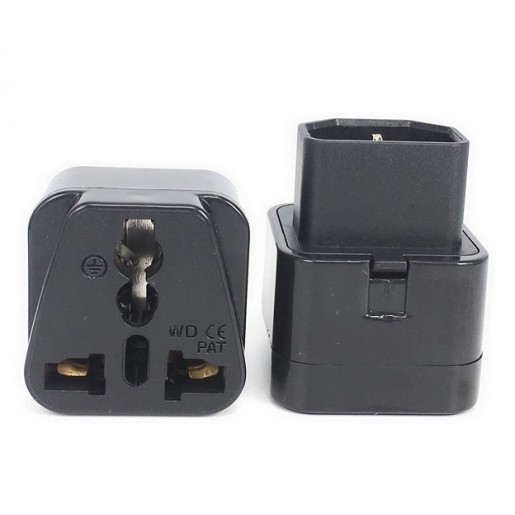 Перехідник-розетка C14 to EU UPS IEC320 євророзетка для безперебійника