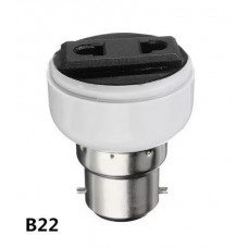 Перехідник з цоколя B22 на US/EU розетку