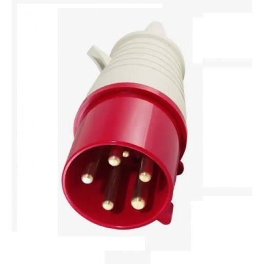 Вилка штепсельна трифазна 16А