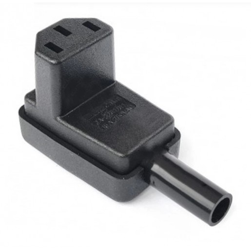 Роз'єм C13 250V IEC-320-C13 10A кутовий