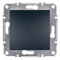 Вимикач прохідний Schneider Electric Asfora, 1-кл, антрацит