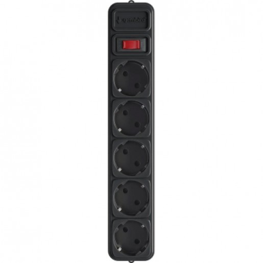 Мережевий фільтр Gembird SPG5-G-6B, 5 роз. 1.8 м, RTL