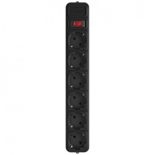 Мережевий фільтр Gembird SPG6-G-6B, 6 роз. 1.8 м, RTL