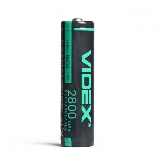 Акумулятор Videx Li-ion 18650 (захист) 2800 mAh