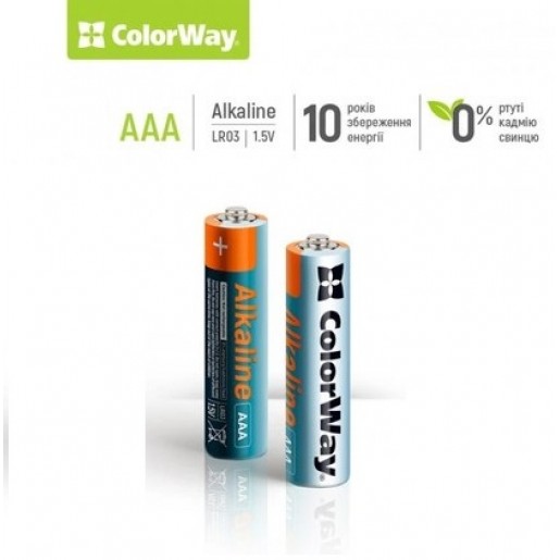 Батарейка ColorWay Alkaline Power лужна AAA