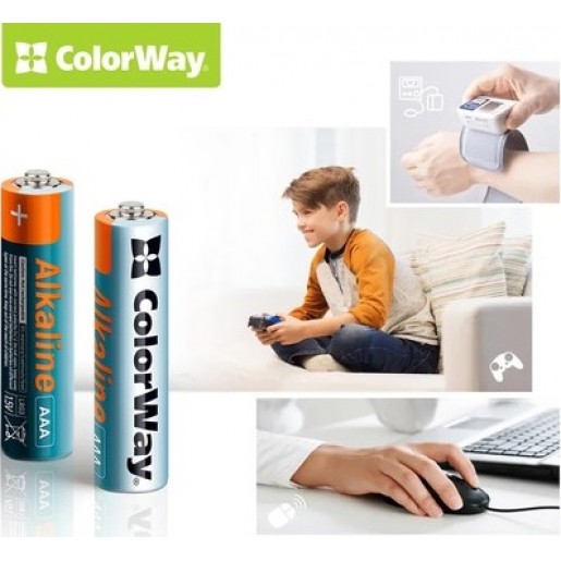 Батарейка ColorWay Alkaline Power лужна AAA