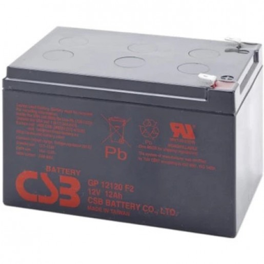 Акумуляторна батарея 12 Ah/12V CSB (GP12120 F2)