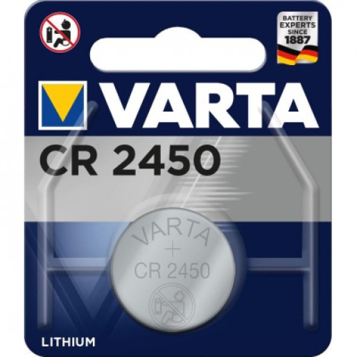 Батарейка VARTA CR2450 Lithium (560 mAh) BLI 1шт.