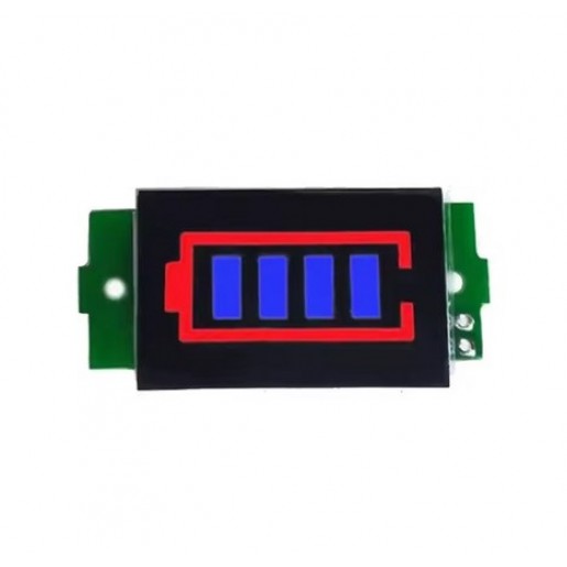 LED індикатор заряду Li-ion акумуляторів 0302BRGG-7.3 Blue