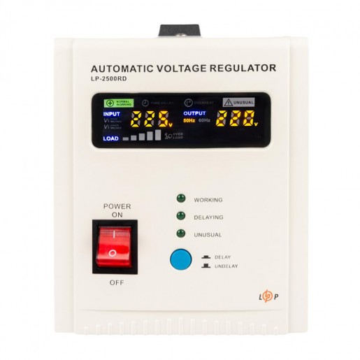 Стабілізатор напруги LogicPower LP-2500RD (1500Вт/7 ступ)