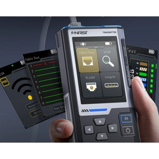Тестер кабельний FNIRSI LPM-10 для захисту портів та ремонту мереж від перешкод RJ45/RJ11