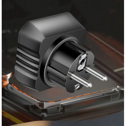 Тестер розеток цифровий AC27 (220V) Black