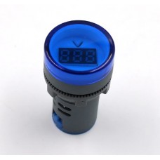 Вольтметр EARUELETRIC AD16-22DSV, 60-500V Blue