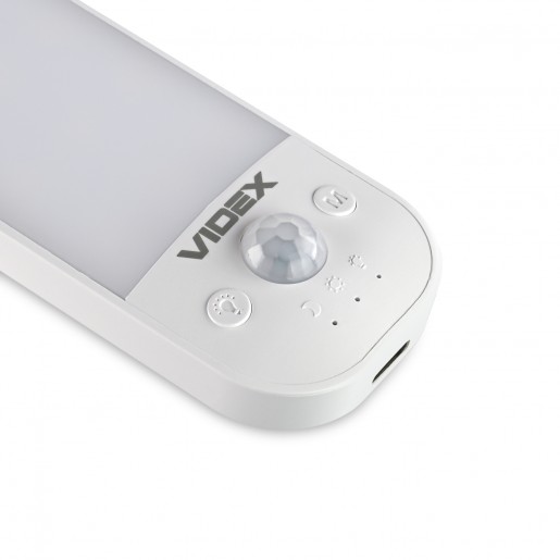 LED світильник Videx VL-NL014W-S акумуляторний з датчиком руху White