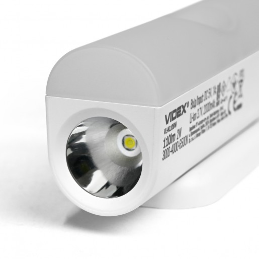 LED світильник Videx VL-NL108W акумуляторний з датчиком руху White
