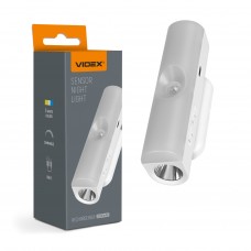 LED світильник Videx VL-NL108W акумуляторний з датчиком руху White