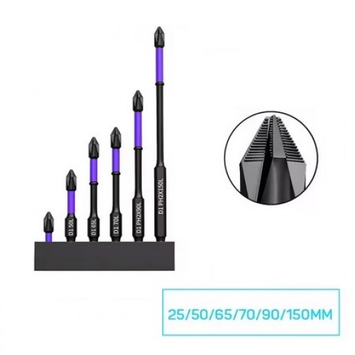 Набір із 6 біт PH2 (25-150 mm)