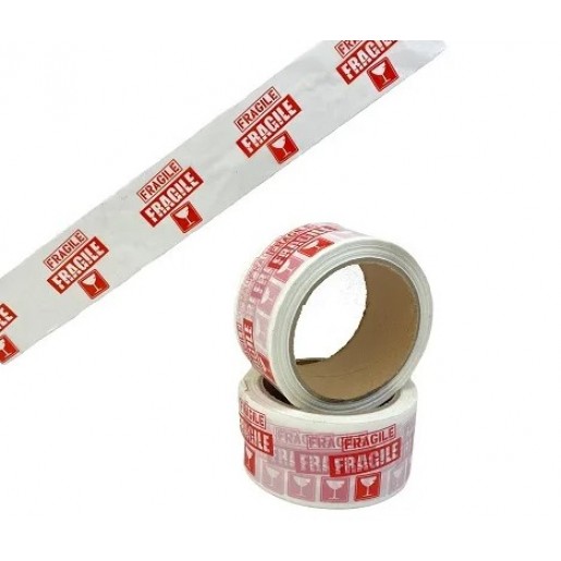 Скотч з логотипом - Fragile Vetro 48x60 м