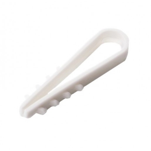 Дюбель-ялинка Apro 6 мм кругла (100 шт.) білий