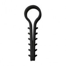 Дюбель-ялинка 12 мм кругла (100 шт.) чорний