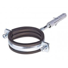 Хомут з ​​гумовим ущільнювачем, шурупом та дюбелем 40-46 мм