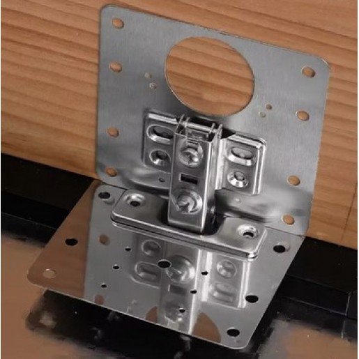 Пластина для ремонту меблевої завіси, велика