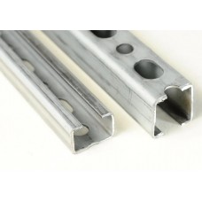 Монтажний профіль Т20 (30х20х1.4 мм) 2.5 м.п. перфорований оцинкований