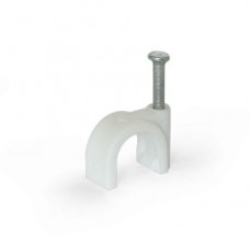 Скоба з цвяхом D6 мм АскоУкрем CHR-6 White